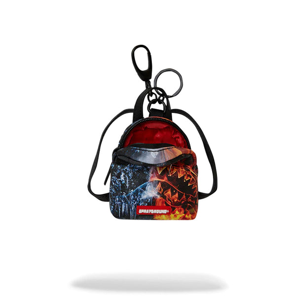 Sprayground Fire & Ice Shark Keychain A