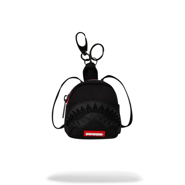 Sprayground Printed Zipper Shark Keychain A