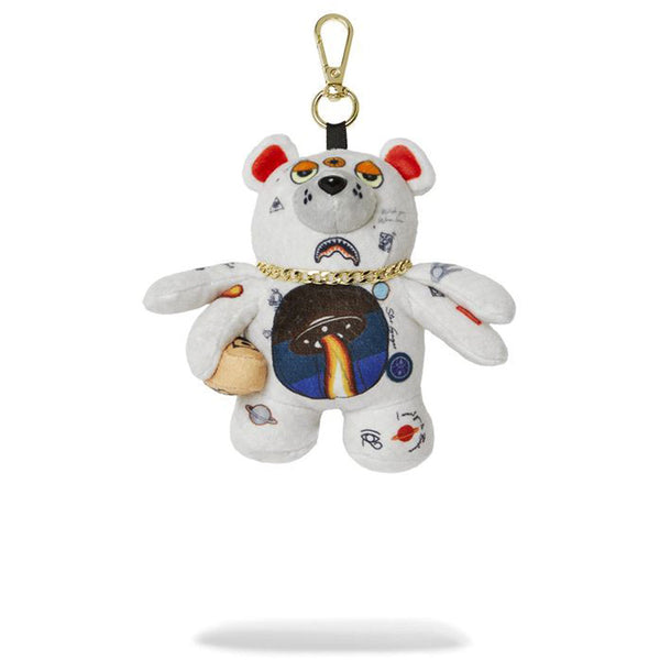 Sprayground UFO Spaced Out Mystery Bear Bag Clip