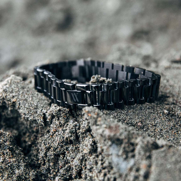 Watch Link Bracelet - Gun Metal