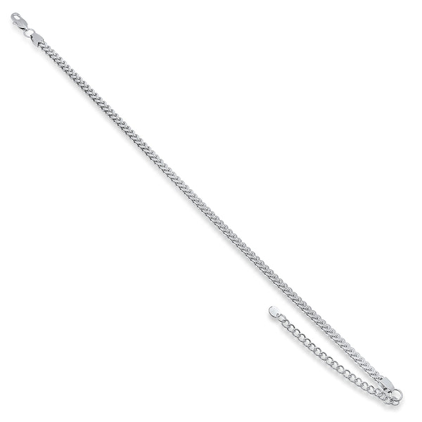 Micro Franco Choker - White Gold
