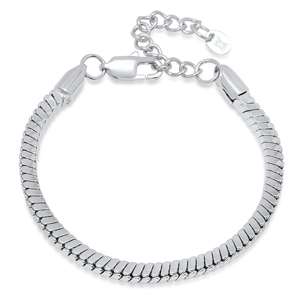 Serpent Bracelet - White Gold