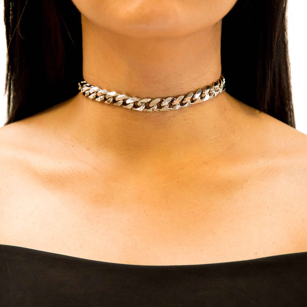 Biagio Choker - White Gold