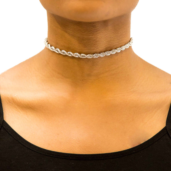 Bondy Choker - White Gold
