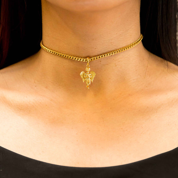 Fallen Angel Choker - Gold