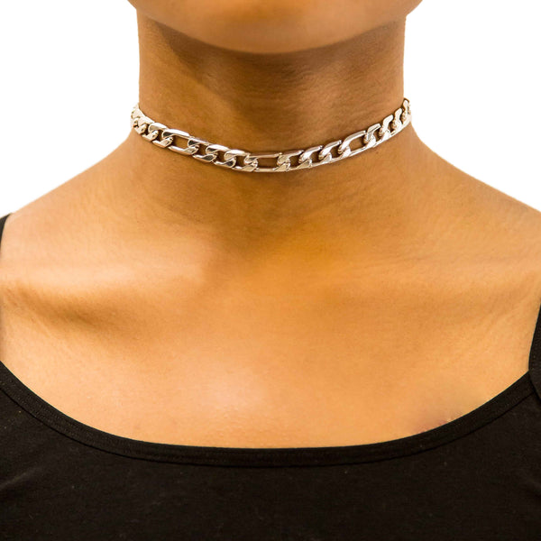 Modella Choker - White Gold