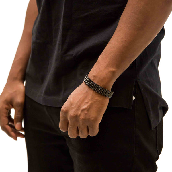 Watch Link Bracelet - Gun Metal