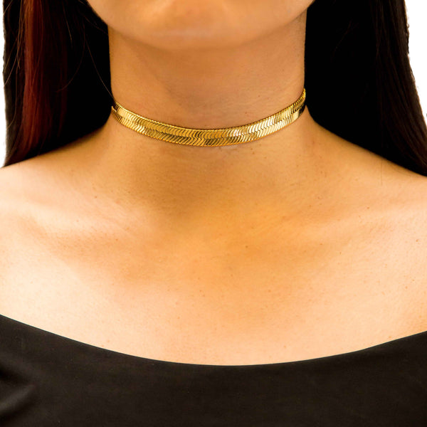 Xena Choker - Gold
