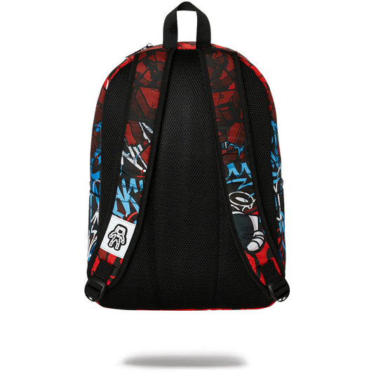 Space Junk Superman Graffiti Wall Backpack B