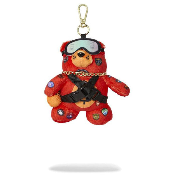 Sprayground Global Expedition Mystery Bear Bag Clip