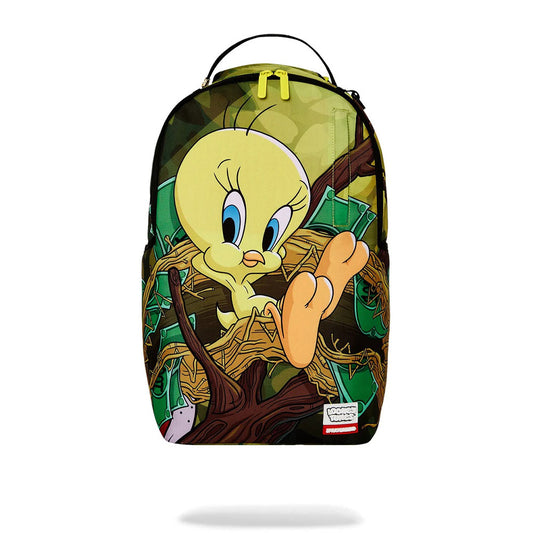 Sprayground Looney Tunes Tweety Money Nest Shark DLXR Backpack A