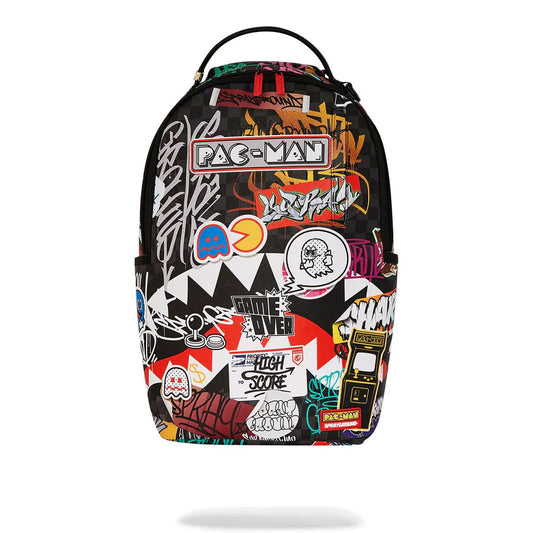 Sprayground Pac-Man Stickers DLXSV Backpack A