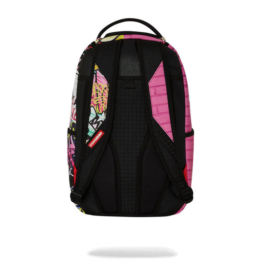 Sprayground Pink Panther Painting Over Graffiti DLXR Backpack B