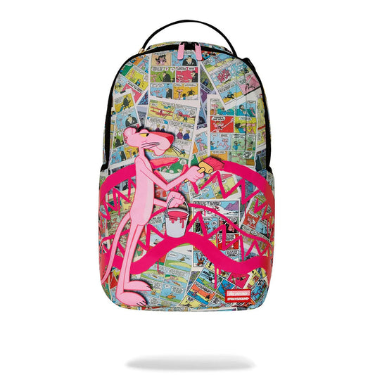 Sprayground Pink Panther Painting Sharkmouth DLXR Backpack
