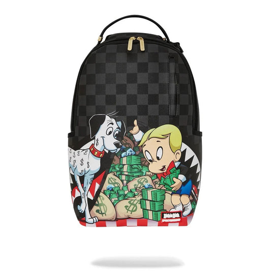 Sprayground Richie Rich and Dog Money Reveal DLXSV Backpack A