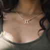 Vesso Gemini Horoscope Zodiac Necklace