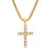 VESSO Micro Diamond Cross Necklace