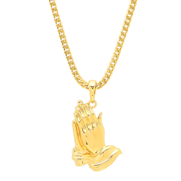 Vesso Praying Hands Necklace