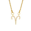 Vesso Aries Horoscope Zodiac Necklace