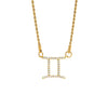 Vesso Gemini Horoscope Zodiac Necklace